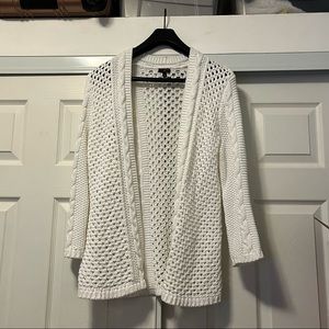 Talbots Open Front Knit Sweater Size MP